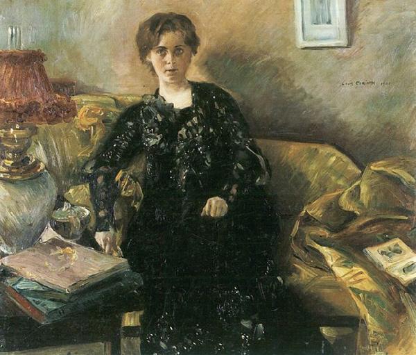 Lovis Corinth Portrait Frau Korfiz Holm oil painting picture